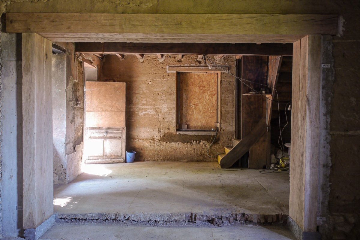 Cadre chêne complet posé